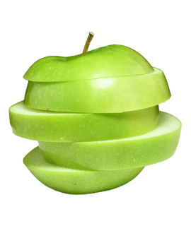 Sliced Green Apple