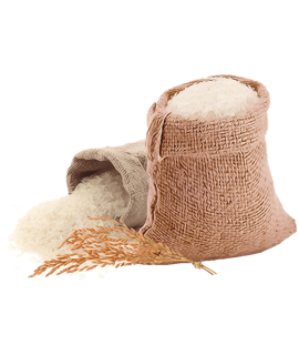 White Rice Bags